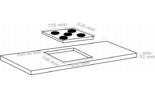 VIDAXL 51440 - Dimensions
