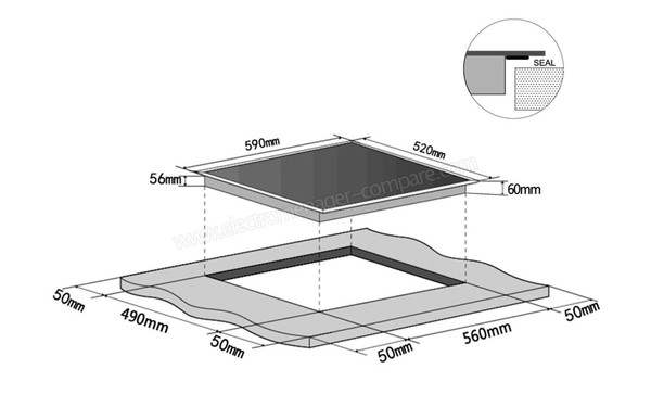VIDAXL INDU4F6400 - Sch&eacute;ma technique