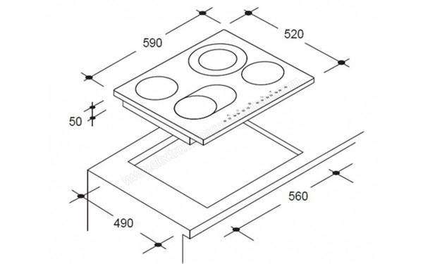 VIDAXL INDU4F7200 - Sch&eacute;ma technique