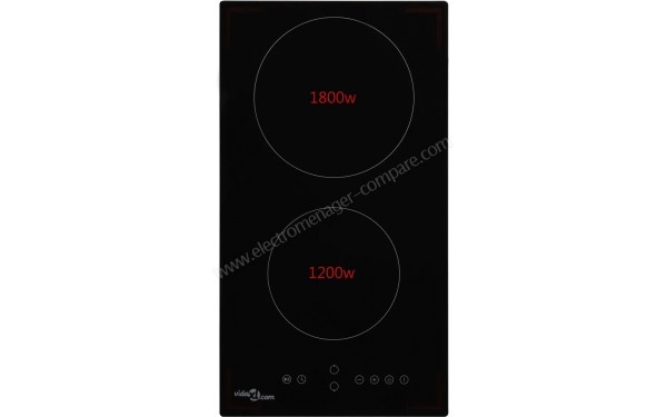 VIDAXL VIT2F3000 - Vue du dessus avec puissance foyer