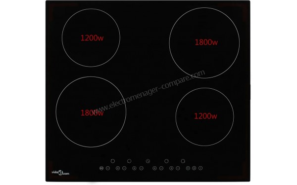 VIDAXL VIT4F6000 - Vue du dessus avec puissance