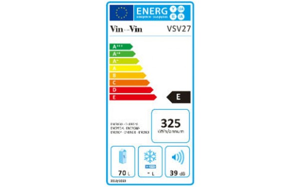 VIN SUR VIN VSV27 - &Eacute;tiquette &eacute;nergie