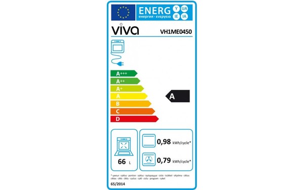 VIVA VH1ME0450 - &Eacute;tiquette &eacute;nergie