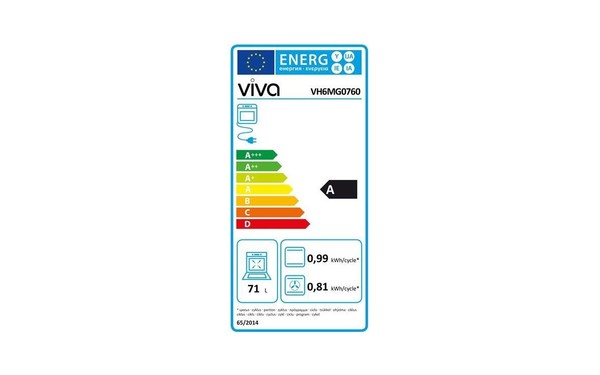 VIVA VH6MG0760 - &Eacute;tiquette &eacute;nergie