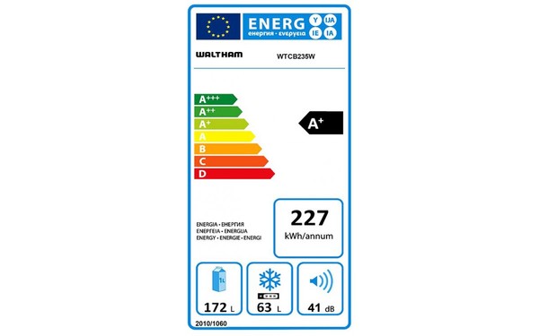 WALTHAM WTCB235W - &Eacute;tiquette &eacute;nergie