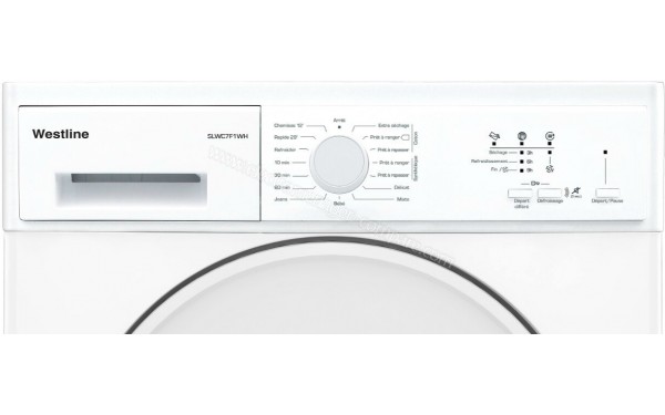 WESTLINE SLWC7F1WH - Panneau de commandes (cr&eacute;dit : Darty)