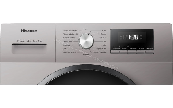 HISENSE WFPV9014EMT - Panneau de commandes