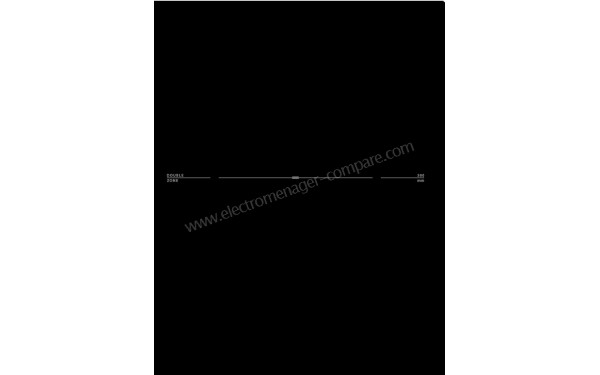 WHIRLPOOL ACM 837/BF - Zoom sur le foyer Double Zone