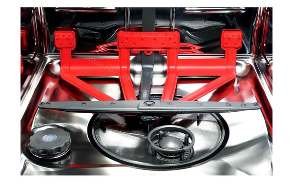 WHIRLPOOL ADG2030FD - Vue du bras de lavage et de Power Clean (cr&eacute;dit : Boulanger)
