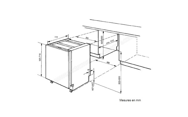 WHIRLPOOL ADG6353A+PCFD - Schema d'encastrement