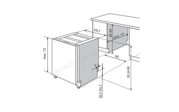 WHIRLPOOL ADG8558A++PCFD - schema d'encastrement