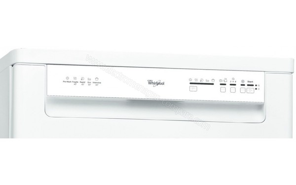 WHIRLPOOL ADP236WH - Panneau de commandes (cr&eacute;dit : Darty)