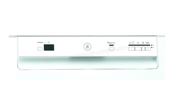 WHIRLPOOL ADP560WH - Panneau de commandes (cr&eacute;dit : Darty)