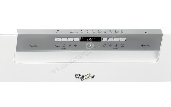 WHIRLPOOL ADPL9874WH - Panneau de commandes (cr&eacute;dit : Boulanger)