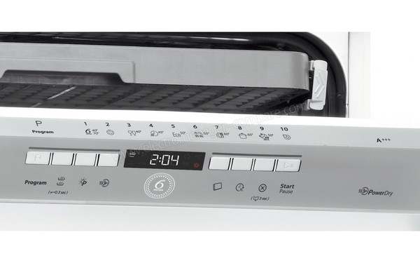 WHIRLPOOL ADPL9875WH - Panneau de commandes (cr&eacute;dit : Boulanger)