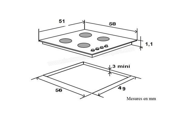 WHIRLPOOL AKM 332/WH - Niche d'encastrement