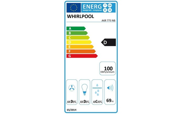 WHIRLPOOL AKR 773/NB - &Eacute;tiquette &eacute;nergie