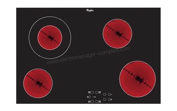 WHIRLPOOL AKT 8330/LX - Vue du dessus