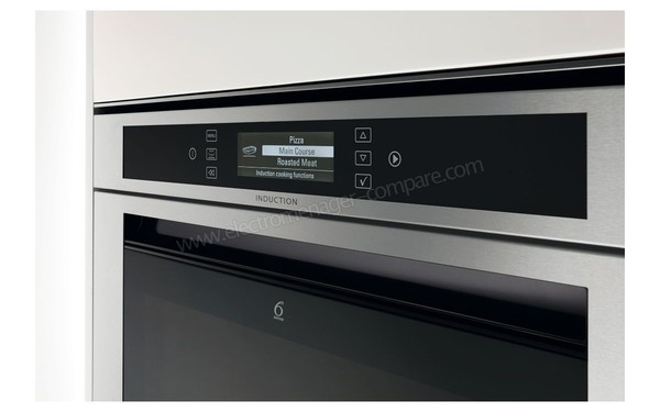 WHIRLPOOL AKZM 8920/GK - Vue 3/4 droite bandeau de commandes (cr&eacute;dit : Boulanger)