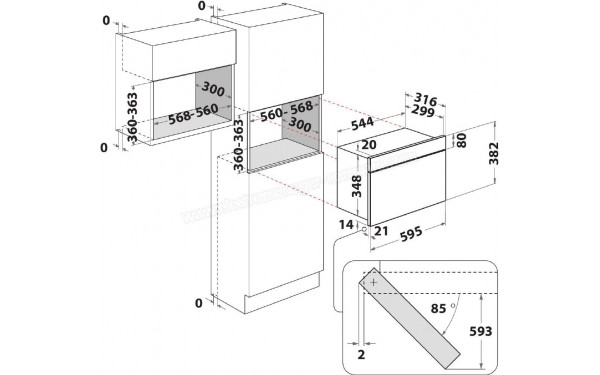WHIRLPOOL AMW 491/IX - Sch&eacute;ma technique