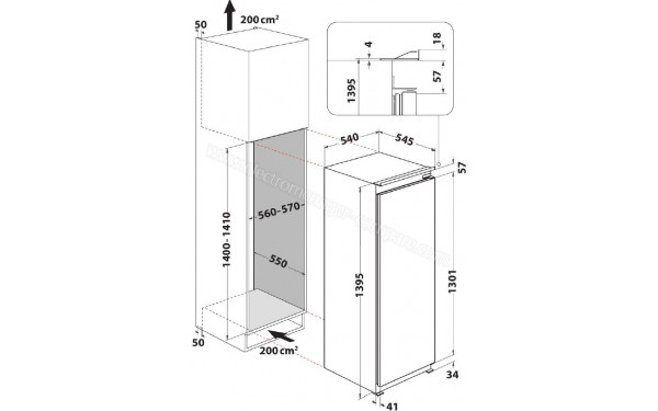WHIRLPOOL ARG8151 - Sch&eacute;ma technique