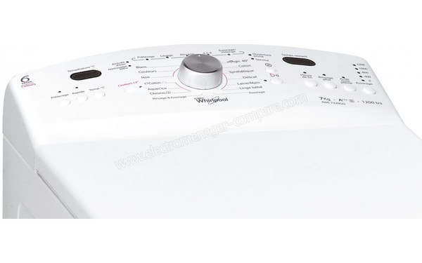 WHIRLPOOL AWE7220GG - Panneau de commandes