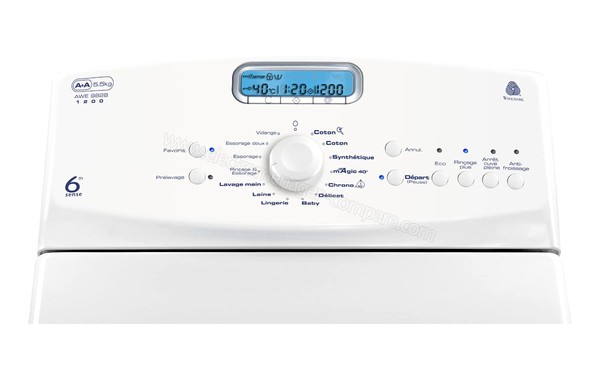 WHIRLPOOL AWE 9828 - Panneau de commandes