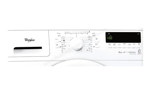 WHIRLPOOL AWO/C 91200 - Panneau de commandes