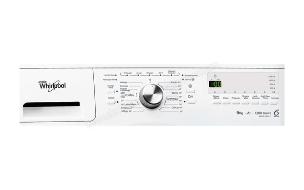 WHIRLPOOL AWOD 2920.1 - Panneau de commandes