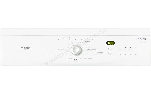 WHIRLPOOL AWZ 3789 - Panneau de commandes (cr&eacute;dit : Boulanger)
