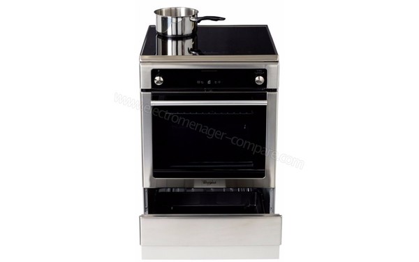 WHIRLPOOL AXMT 6634/IX - Vue de face, tiroir ouvert (cr&eacute;dit : Boulanger)