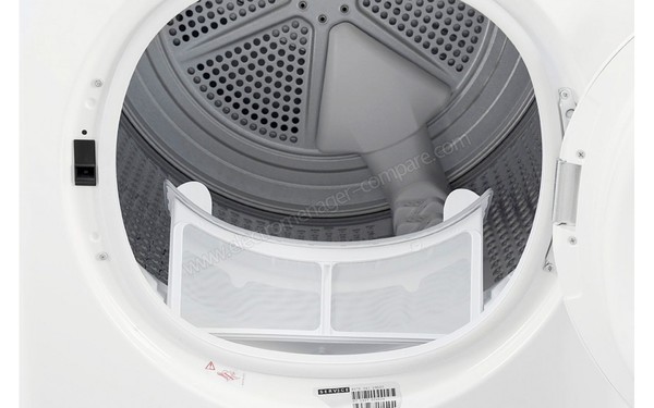 WHIRLPOOL AZA7210 - Filtre &agrave; peluches (cr&eacute;dit : Darty)