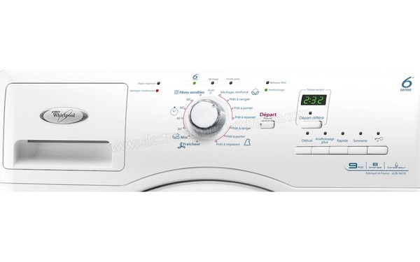 WHIRLPOOL AZB 9670 - Panneau de commandes