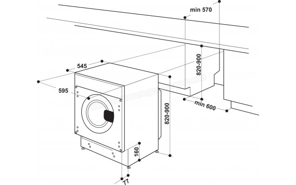 WHIRLPOOL BIWDWG751482EUN - Sch&eacute;ma technique