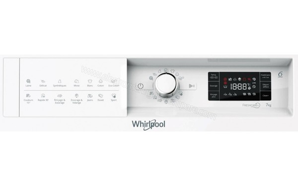 WHIRLPOOL BI WMWG 71284 FR - Panneau de commandes