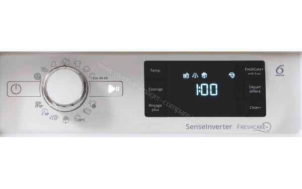 WHIRLPOOL BIWMWG91484FR - Vue des options