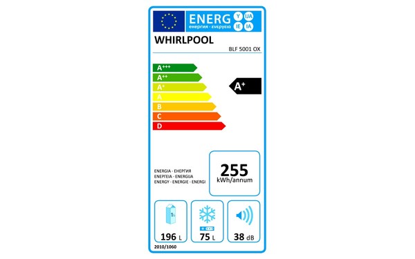 WHIRLPOOL BLF5001OX - &Eacute;tiquette &eacute;nergie