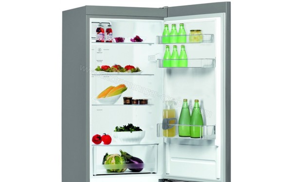 WHIRLPOOL BSNF8102OX - Vue de la partie r&eacute;frig&eacute;rateur (cr&eacute;dit : Darty)