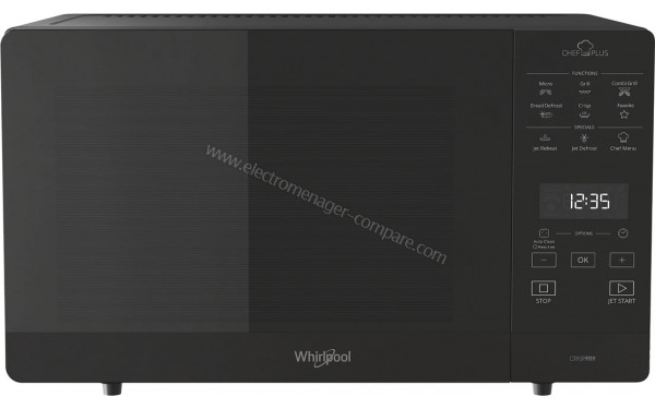 WHIRLPOOL CMCP34R5BL - Vue de face
