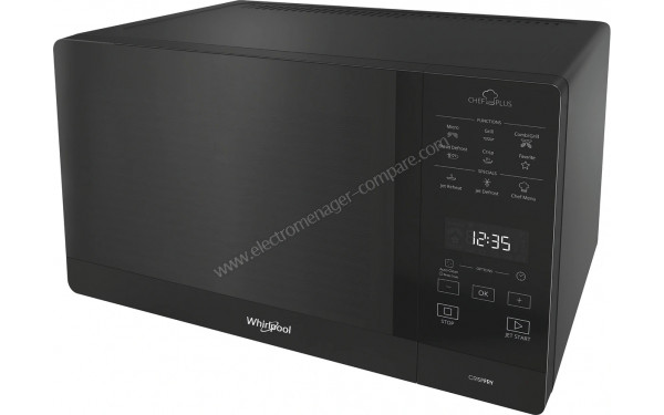 WHIRLPOOL CMCP34R5BL - Vue 3/4 droite