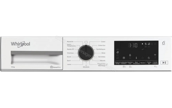 WHIRLPOOL CWD103MWBSFR - Panneau de commandes