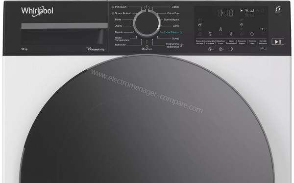 WHIRLPOOL CWD104MWBSFRX - Panneau de commandes
