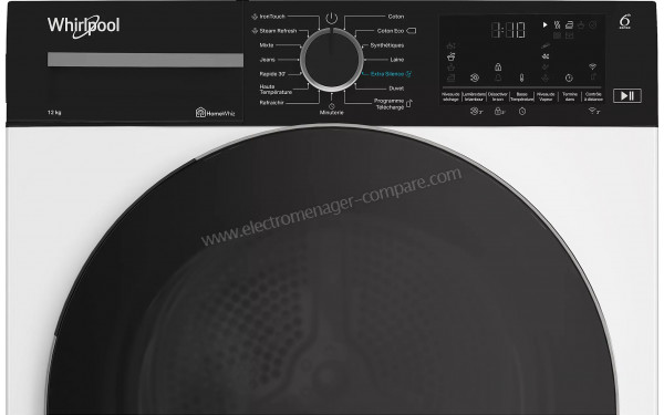 WHIRLPOOL CWD122MWBSFR - Panneau de commandes