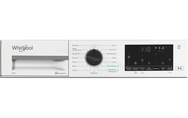 WHIRLPOOL CWD84MWBSFR - Panneau de commandes