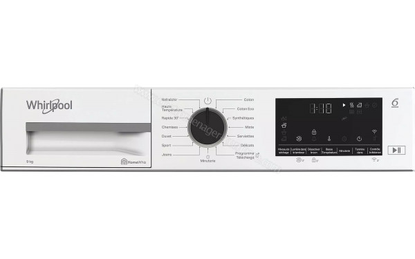 WHIRLPOOL CWD93MWBSFRX - Panneau de commandes