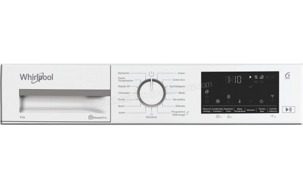 WHIRLPOOL CWD93MWWSFR - Panneau de commandes
