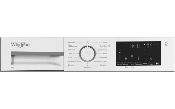 WHIRLPOOL CWSD83MWWSFR - Panneau de commandes