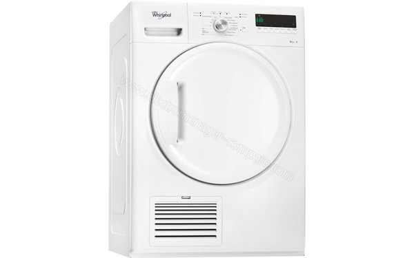 WHIRLPOOL DDLX 80112 - Vue 3/4 droite