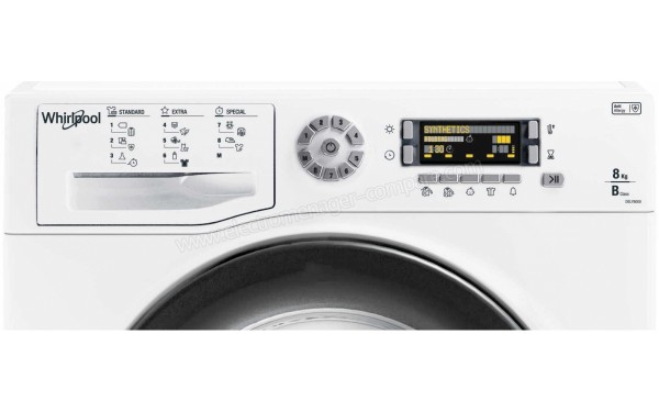 WHIRLPOOL DELY8000 - Panneau de commandes (cr&eacute;dit : Boulanger)