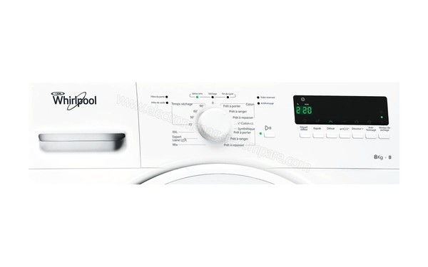 WHIRLPOOL DGELX80110 - Panneau de commandes